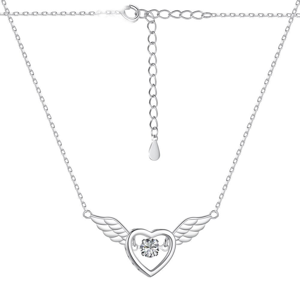 Sterling Silver Angel Wings Necklace