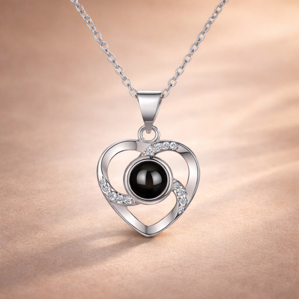 Forever Rose Gift Box with Hidden Necklace