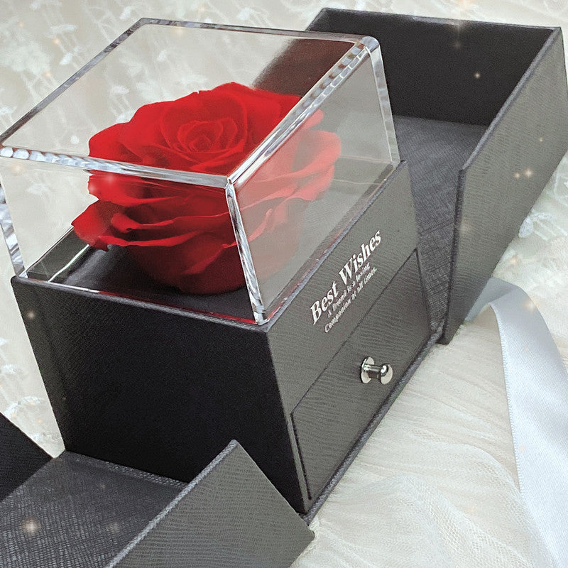 Preserved Rose Jewellery Box