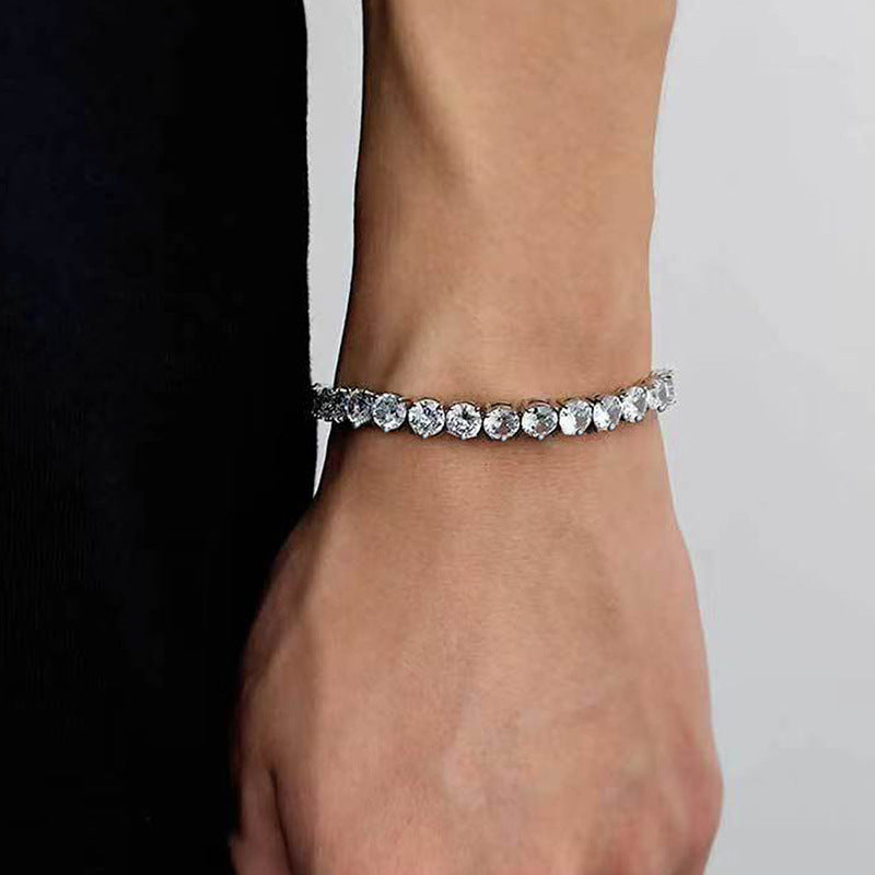 Zircon Bracelet In Gold or White Gold